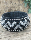 bracciale nero con brillanti